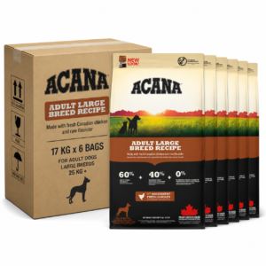 Acana Adult Large Breed 17kg x6 – Pienso premium para perros grandes control de peso y articulaciones